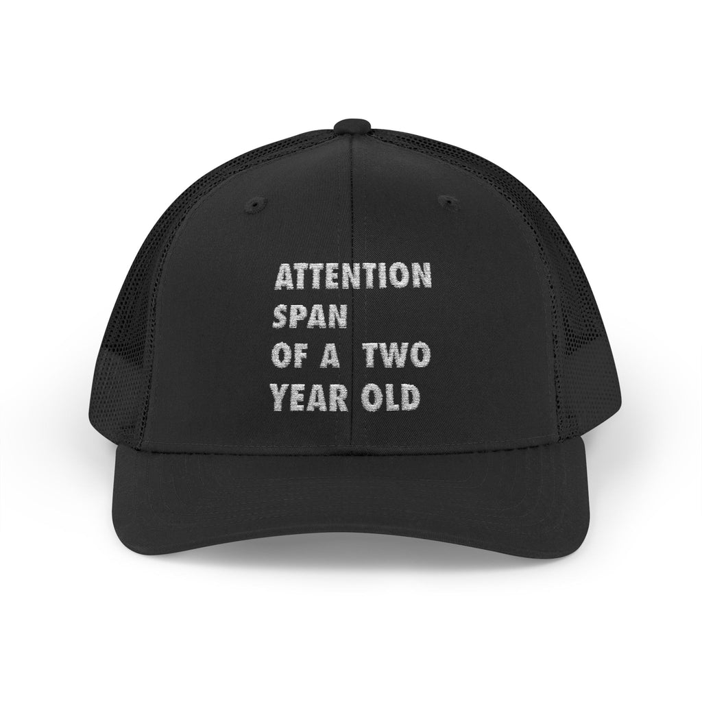 Trucker Cap — “Attention: Spare of a Two Year Old” Dad Humor Snapback